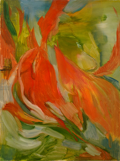 Flare 80x60cm oil on canvas 2026