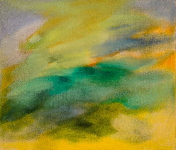 Prato 60x70cm oil, dry pigment and pastel on antique hemp 2026