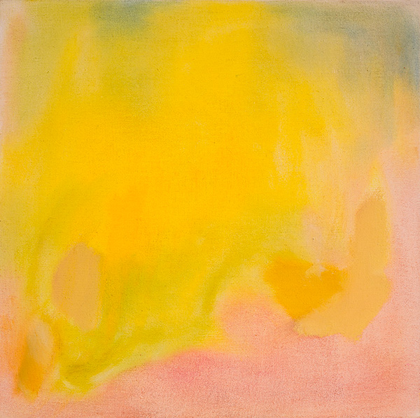 Glow 50X50cm oil, dry pigment and pastel on antique hemp 2026